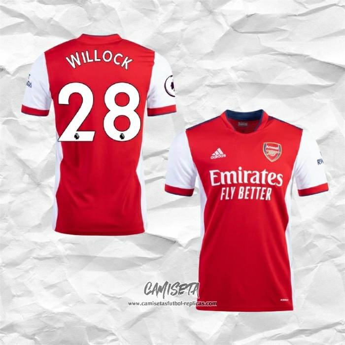Primera Camiseta Arsenal Jugador Willock 2021-2022